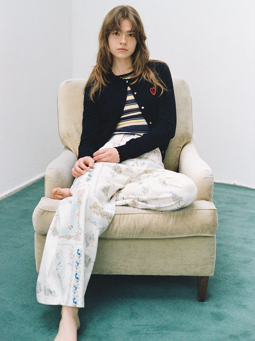 LILY BROWN「love letterコンパクトニットカーデ」|カーディガン|