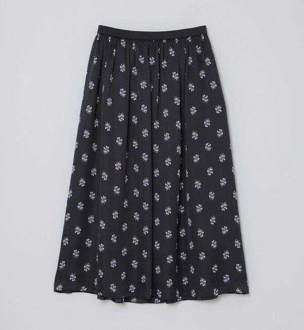 MACKINTOSH PHILOSOPHY「クロッカスプリントスカート」|スカート|ブラック