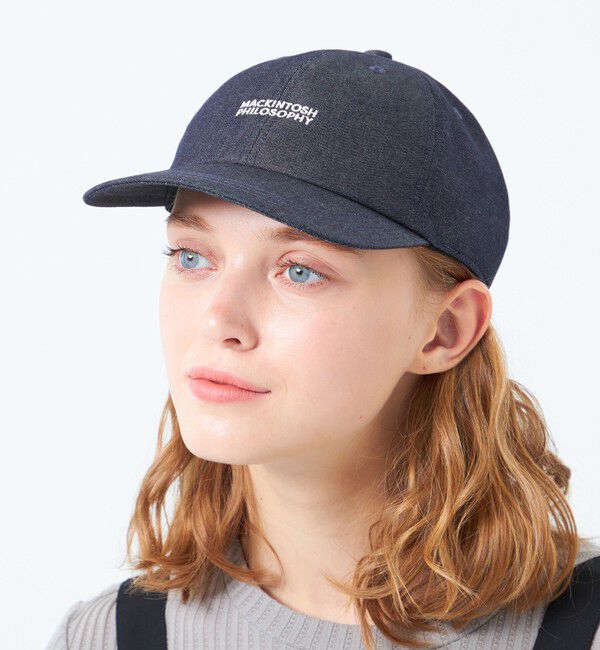 MACKINTOSH PHILOSOPHY「デニムキャップ」|キャップ・キャスケット|ネイビー