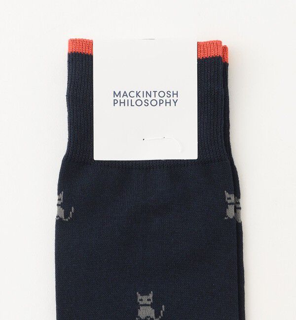 MACKINTOSH PHILOSOPHY「ブラックキャット カジュアルソックス」|ソックス|