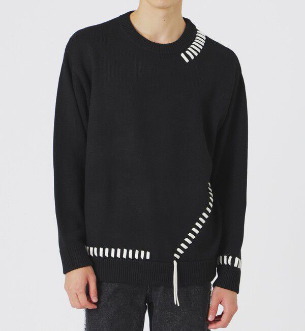  「【UNISEX】ポイントスレッドプルオーバー」|ニット・セーター|