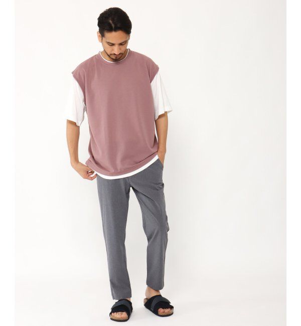 ikka「5分フェイクベストT」|Tシャツ・カットソー|