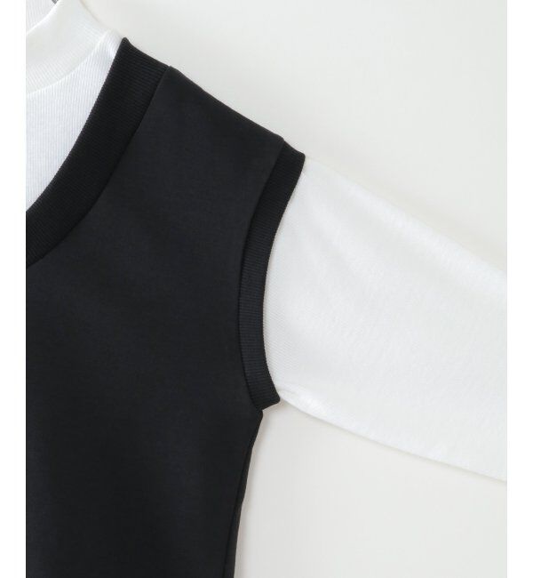 ikka kids「【キッズ】プチハイネックドッキングチュニック（120~160cm）」|Tシャツ・カットソー|