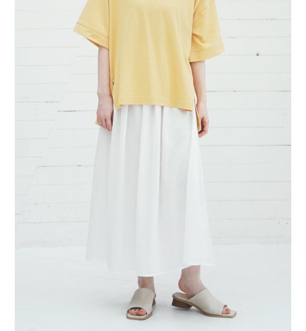 ikka「スズヤカボリュームスカート」|スカート|オフホワイト