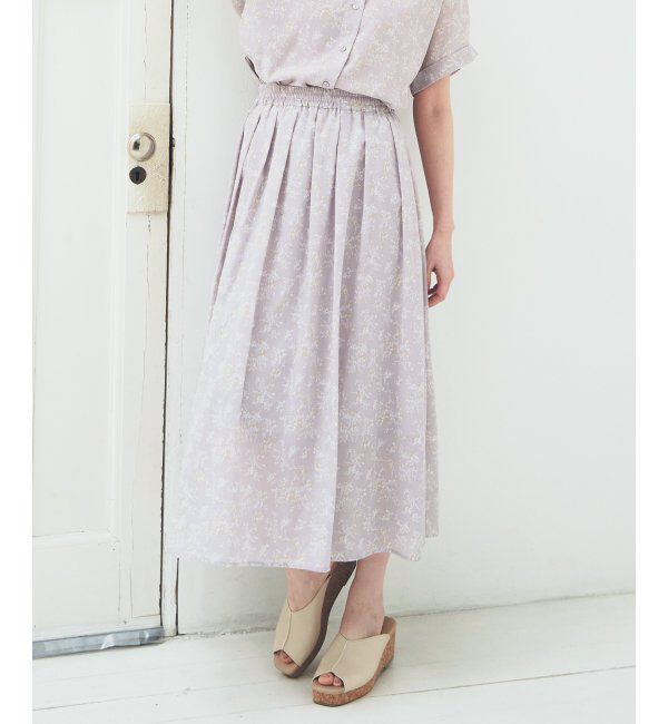 ikka「スズヤカボリュームスカート」|スカート|グレイ