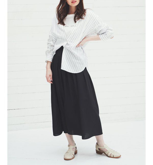 ikka「スズヤカボリュームスカート」|スカート|
