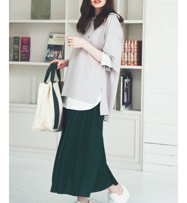 ikka「スズヤカボリュームスカート」|スカート|