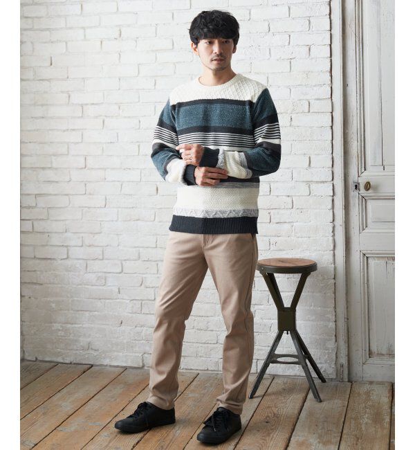 ikka「【接触温感】GOKU楽パンツ EASY STRETCH 起毛5ポケット」|その他|