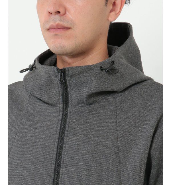 ikka「テックストレッチジップパーカー」|カーディガン|