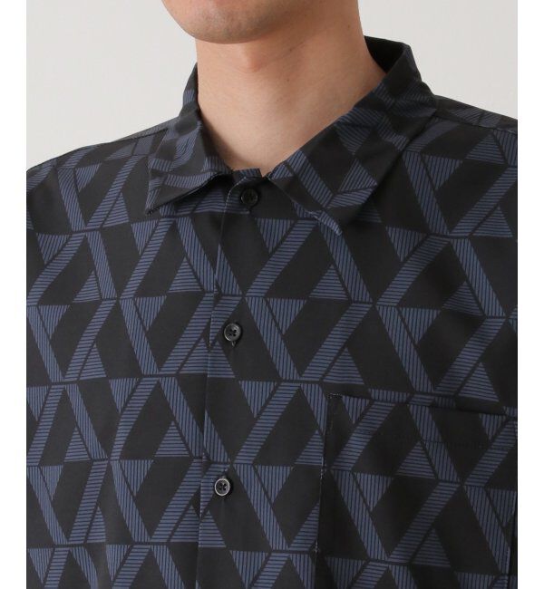 ikka「幾何学プリントシャツ」|シャツ・ブラウス|