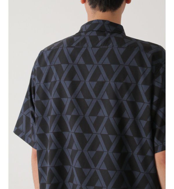 ikka「幾何学プリントシャツ」|シャツ・ブラウス|