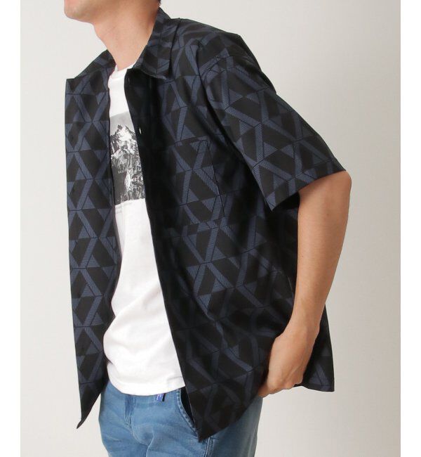 ikka「幾何学プリントシャツ」|シャツ・ブラウス|