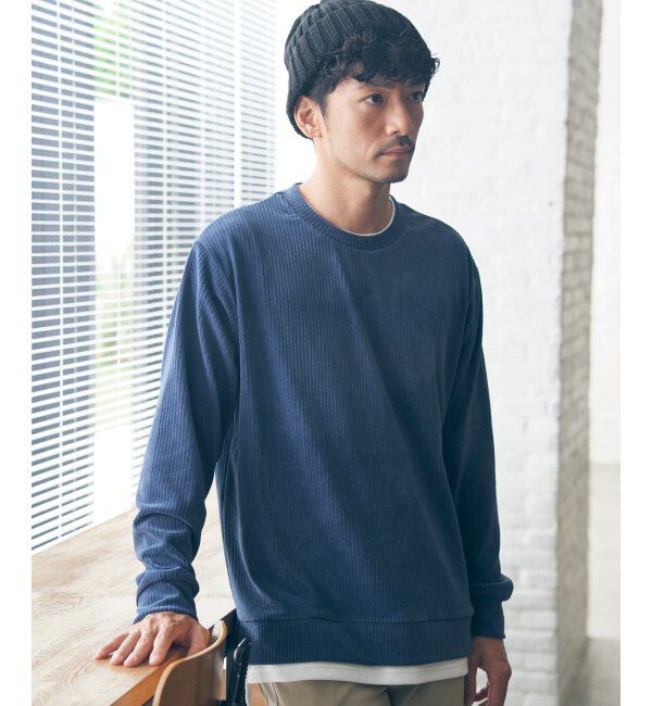 ikka「カットコールフェイクレイヤードプルオーバー」|パーカー|