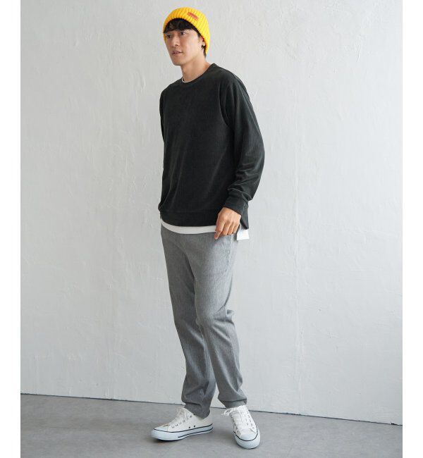 ikka「カットコールフェイクレイヤードプルオーバー」|パーカー|