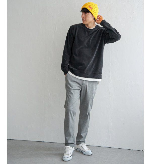 ikka「カットコールフェイクレイヤードプルオーバー」|パーカー|