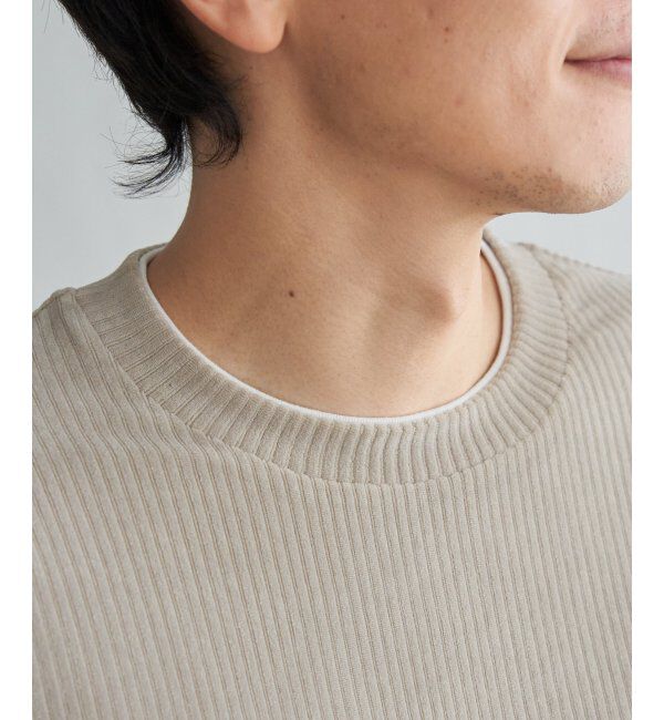 ikka「カットコールフェイクレイヤードプルオーバー」|パーカー|