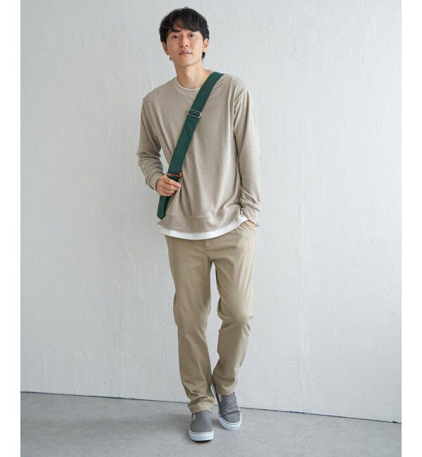 ikka「カットコールフェイクレイヤードプルオーバー」|パーカー|