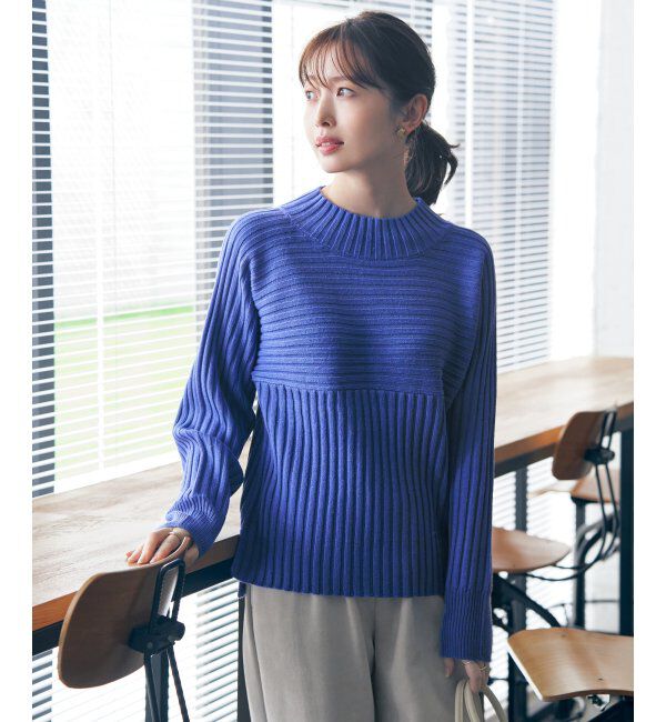 ikka「７Gワイドリブ切り替えプルオーバー」|プルオーバー|
