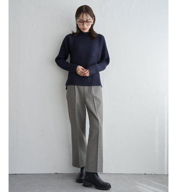 ikka「７Gワイドリブ切り替えプルオーバー」|プルオーバー|