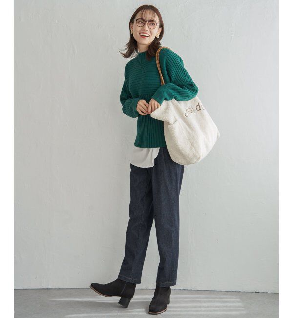 ikka「７Gワイドリブ切り替えプルオーバー」|プルオーバー|