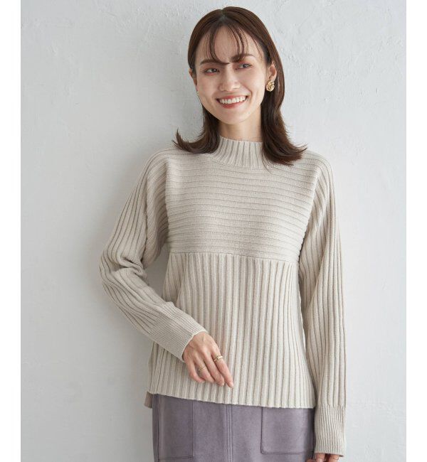 ikka「７Gワイドリブ切り替えプルオーバー」|プルオーバー|