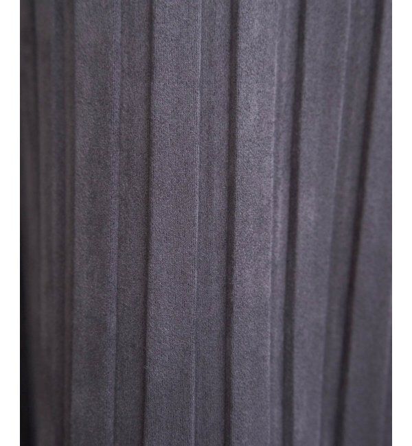 ikka「スエードライクプリーツワイドパンツ」|その他|