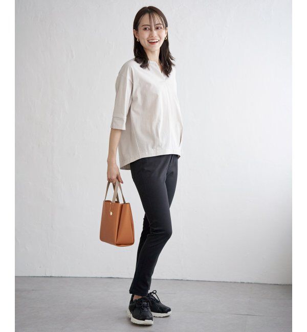 ikka「梨地ジョーゼットスキッパープルオーバー」|その他|