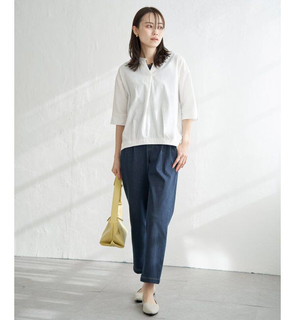 ikka「梨地ジョーゼットスキッパープルオーバー」|その他|