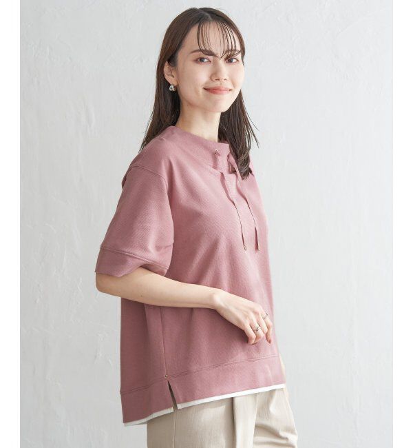 ikka「コットンUSAミニワッフルスピンドル」|その他|ピンク