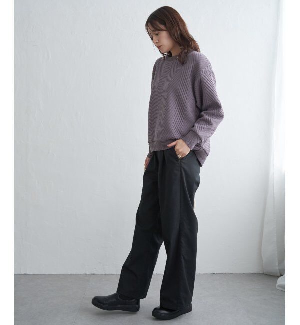 ikka「フクレ幾何ジャガードプルオーバー」|その他|