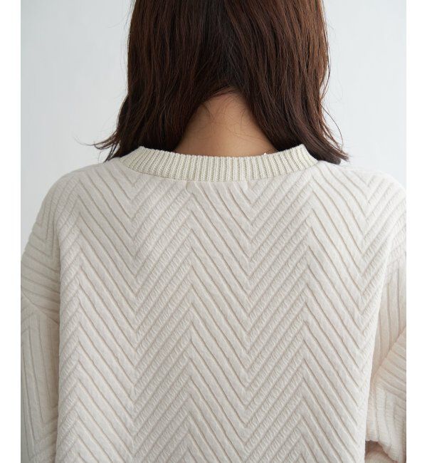 ikka「フクレ幾何ジャガードプルオーバー」|その他|