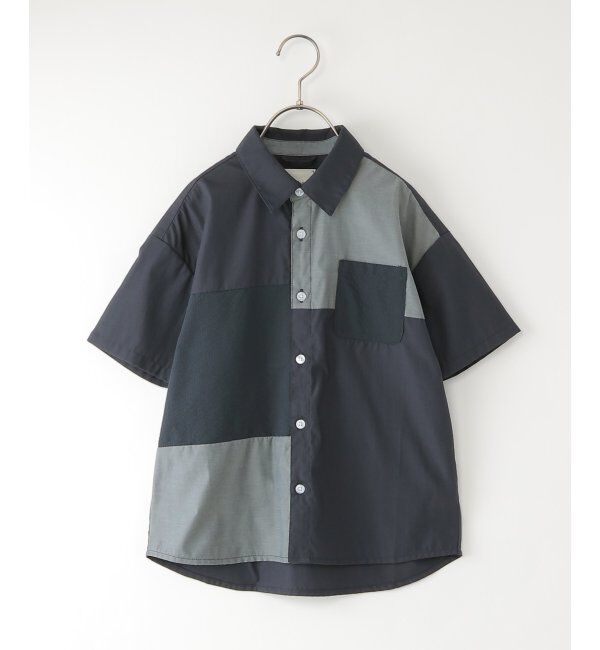 ikka kids「【親子コーデ】 ブロックス半袖シャツ (110cm~160cm)」|シャツ・ブラウス|