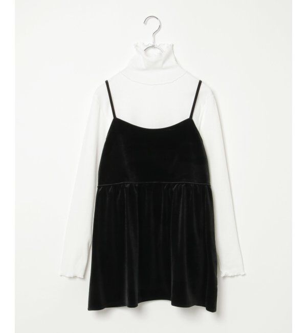 Lbc with Life「【2点セット】ベロアキャミチュニックタートルセット」|その他|