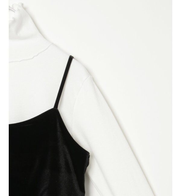 Lbc with Life「【2点セット】ベロアキャミチュニックタートルセット」|その他|