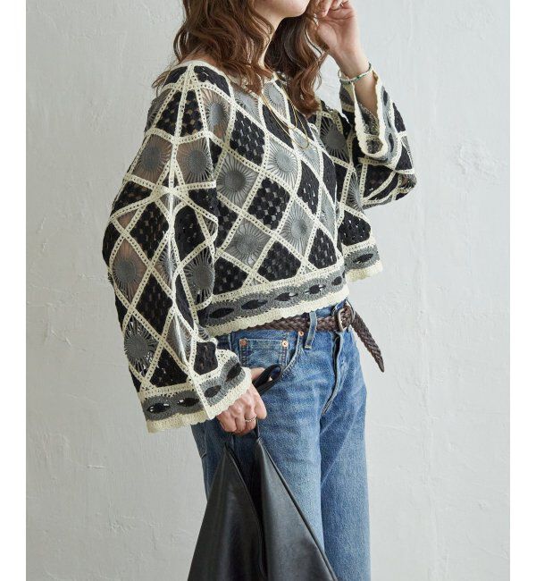 Lbc with Life「モチーフレースショートレースプルオーバー」|その他|