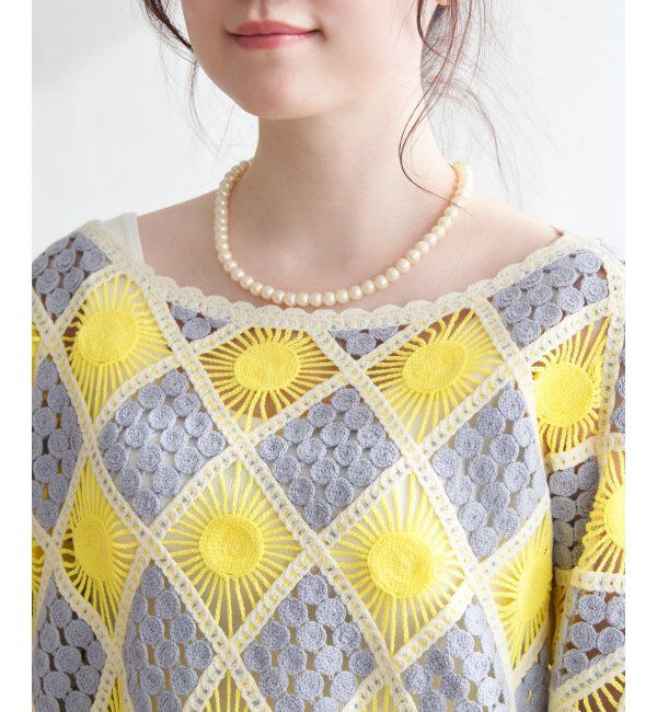 Lbc with Life「モチーフレースショートレースプルオーバー」|その他|