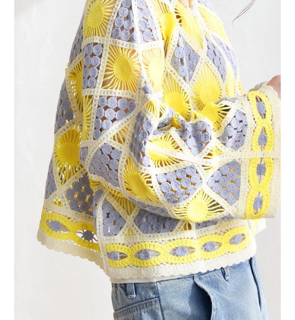 Lbc with Life「モチーフレースショートレースプルオーバー」|その他|