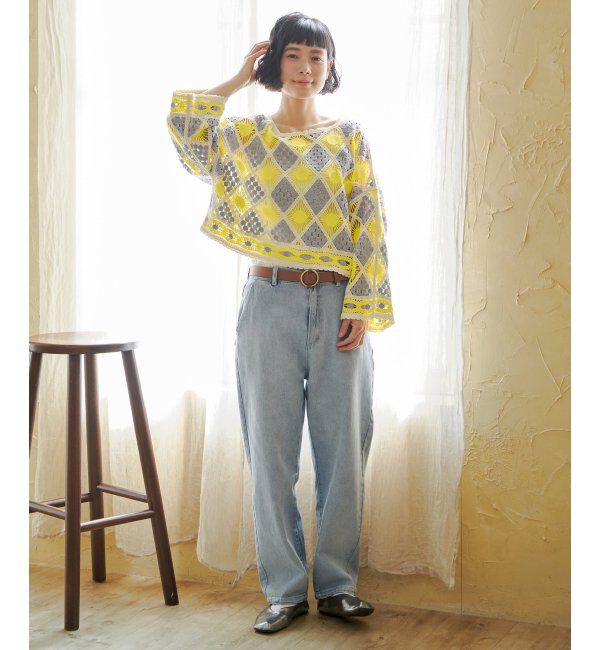 Lbc with Life「モチーフレースショートレースプルオーバー」|その他|