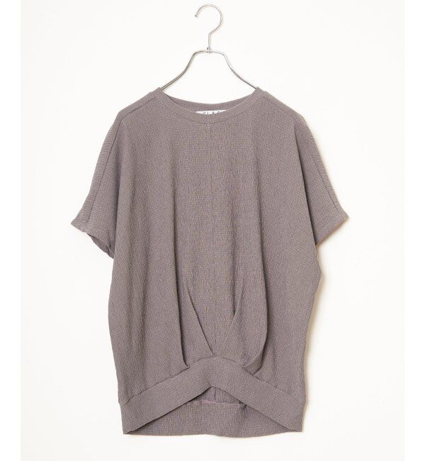 Lbc with Life「楊柳ドルマン裾タックプルオーバー」|その他|