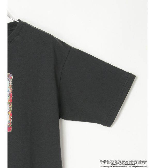 VENCE share style「BOB MARLEY フラワーフレームフォトTシャツ」|Tシャツ・カットソー|