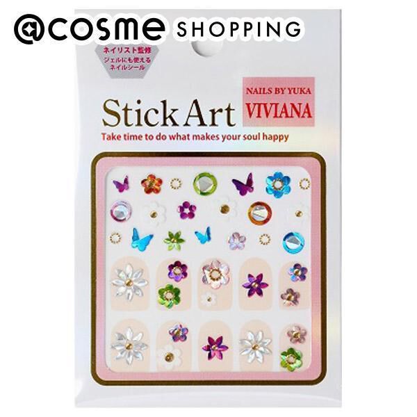  「Stick Art Stick Art デコレーションネイルステッカー SAD-V01 (1枚)」|ネイルカラー|その他