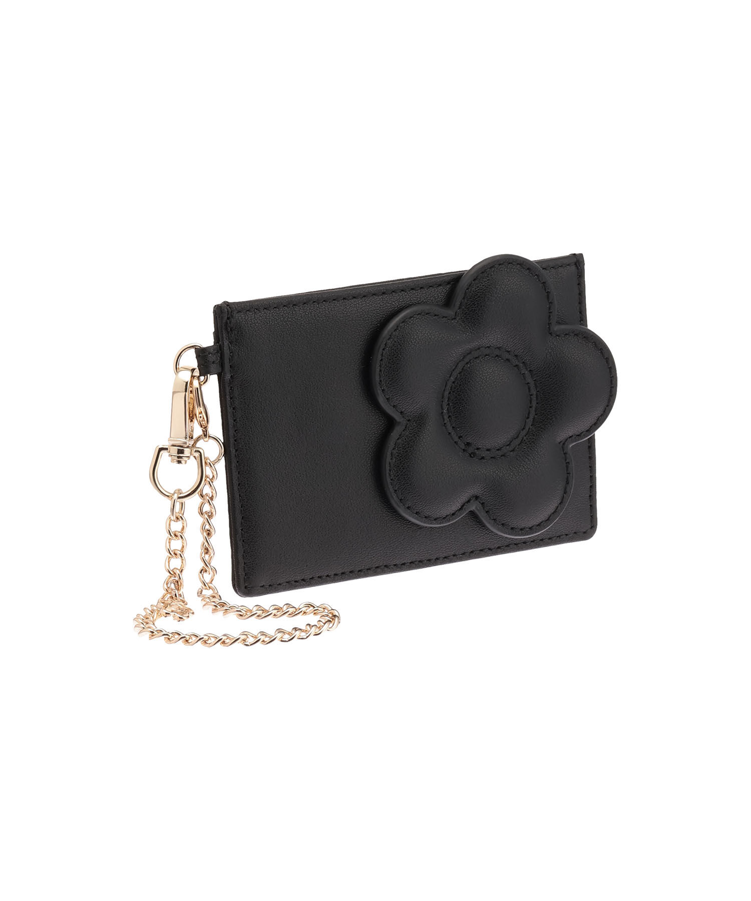 MARY QUANT「ビッグデイジーパッチ シングルパスケース」|定期入れ|