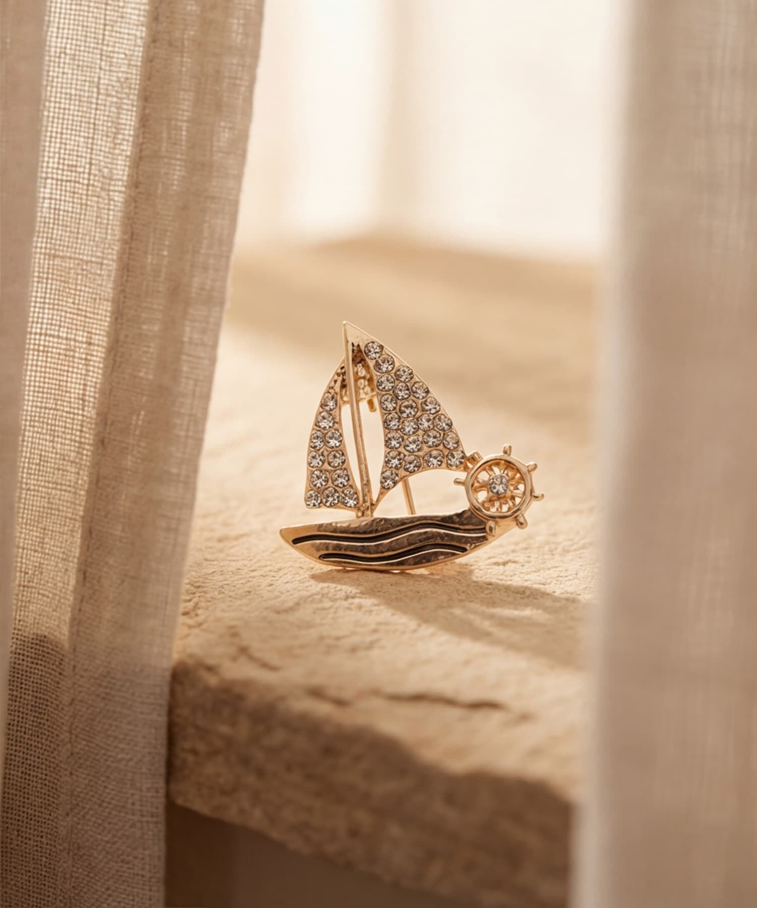 STYLE DELI「【DELI by】セイリングヨットブローチ」|ブローチ・コサージュ|