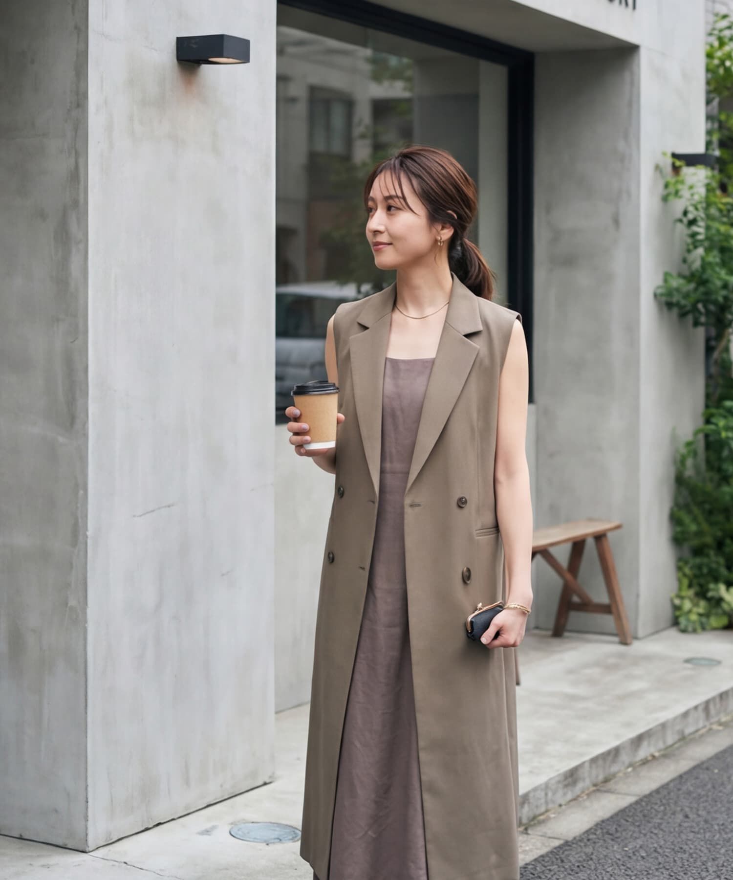 STYLE DELI「【DELI by】クラシックがま口レザーリップケース」|ポーチ|