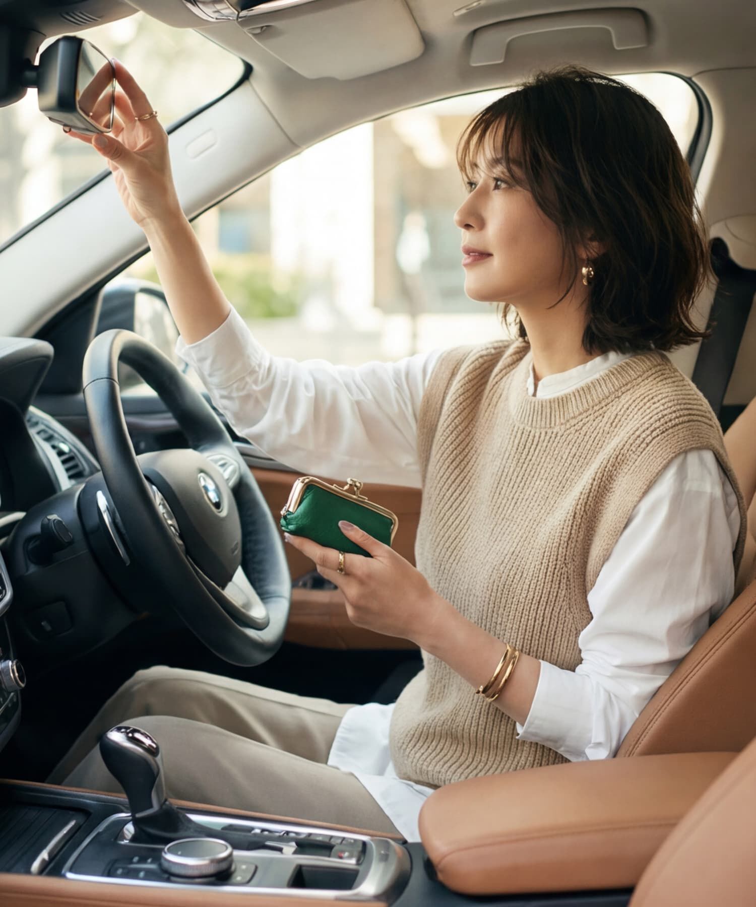 STYLE DELI「【DELI by】クラシックがま口レザーリップケース」|ポーチ|