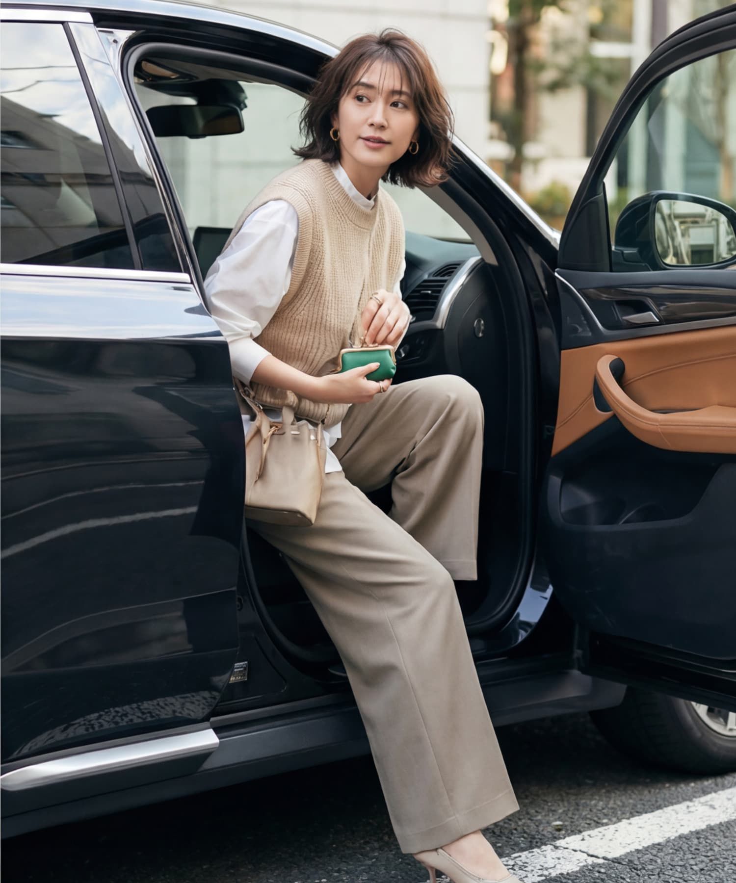 STYLE DELI「【DELI by】クラシックがま口レザーリップケース」|ポーチ|