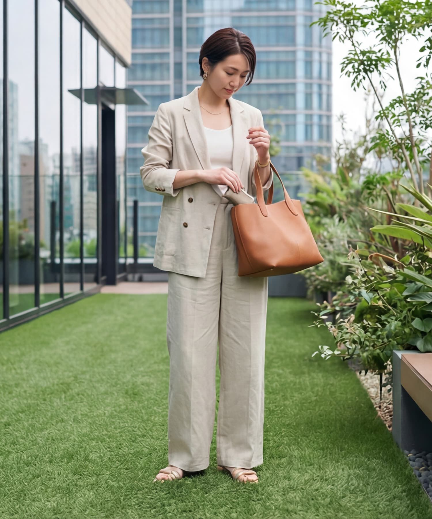 STYLE DELI「【DELI by】クラシックがま口レザーリップケース」|ポーチ|