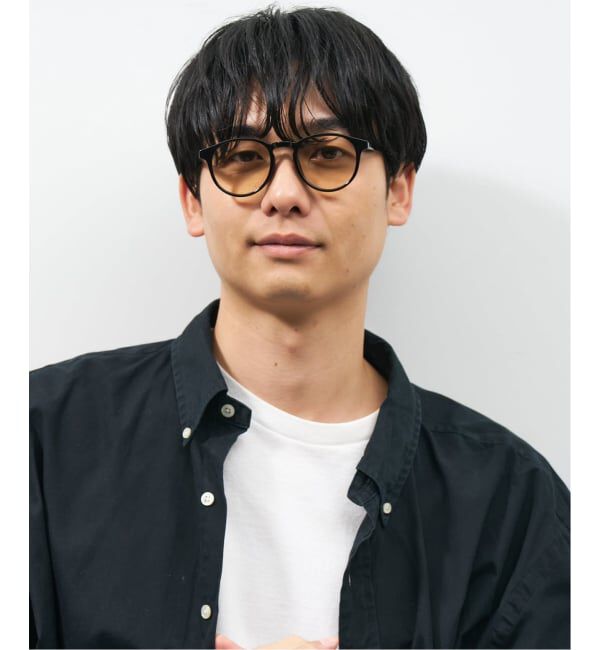  「【WEB限定】ボストン型 サングラス | カラーレンズ 軽量 トレンド 紫外線対策 UVカット ユニセックス」|サングラス|ブラック系その他1