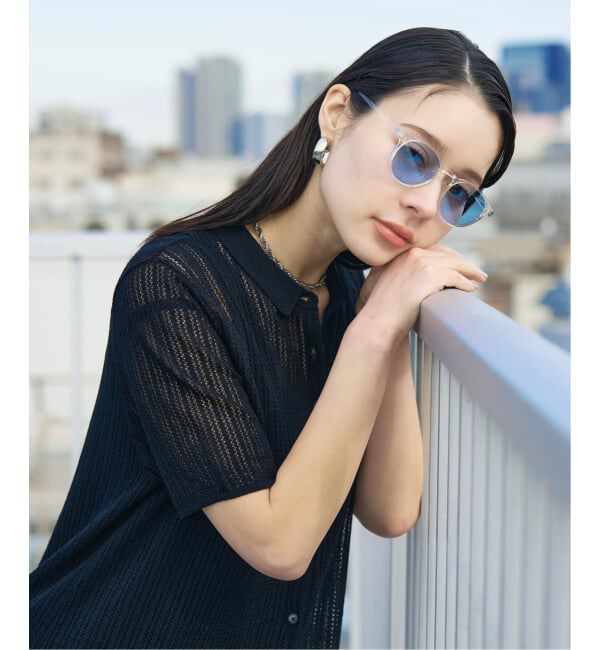 「【WEB限定】ボストン型 サングラス | カラーレンズ 軽量 トレンド 紫外線対策 UVカット ユニセックス」|サングラス|