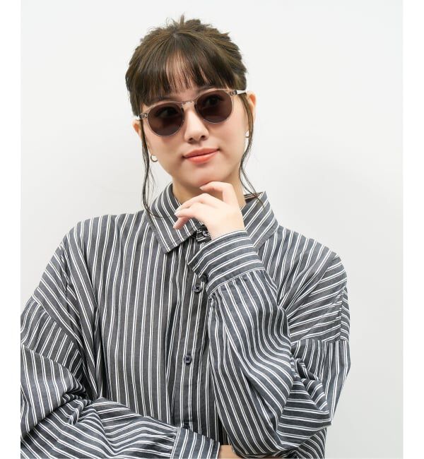  「【WEB限定】ボストン型 サングラス | カラーレンズ 軽量 トレンド 紫外線対策 UVカット ユニセックス」|サングラス|